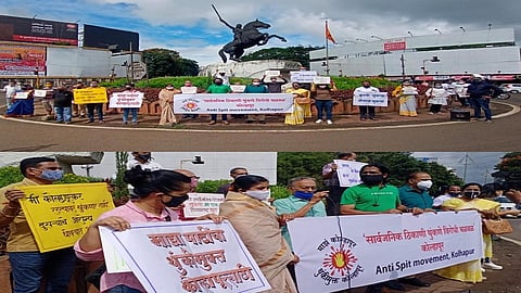 spit free Awareness Campaign Kolhapur Start the movement on behalf of the Anti-Spit Movement