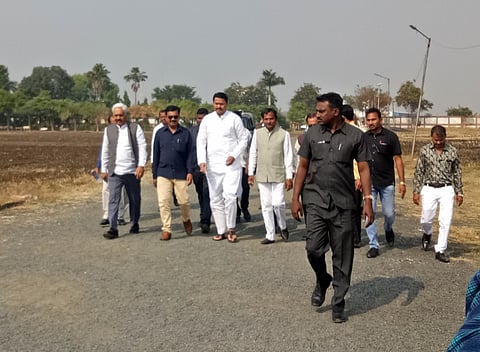 Nara Patole Visit Mauda Ashram