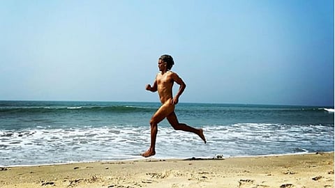 milind soman sea phase photo.