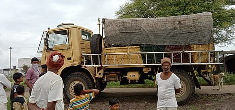 Survey by Army at Rahuri