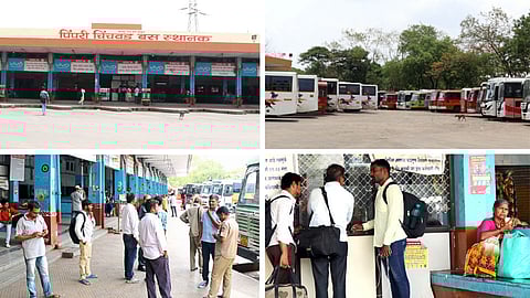 वल्लभनगर आगारात प्रवाशांचे हाल