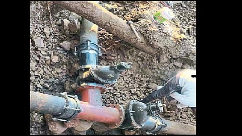 Work on a separate pipeline from Nerle village completed