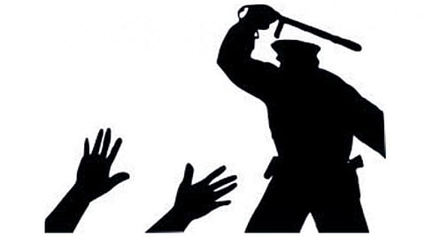 police torture wife