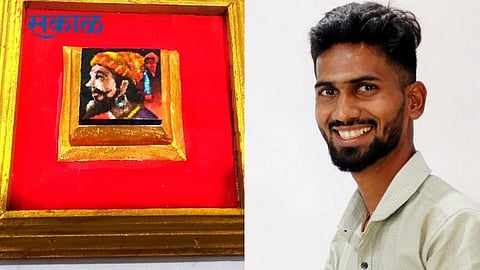 Vilas Rahate of Devrukh world record for the smallest rangoli ratnagirri kokan marathi news