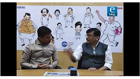 shiv sena leader sanjay raut special interview sakal statement on raj thackeray