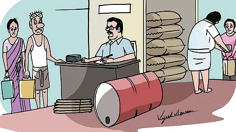 रेशन दुकानदारांचे प्रशासनाकडे अडकले तब्बल दहा कोट रुपये!