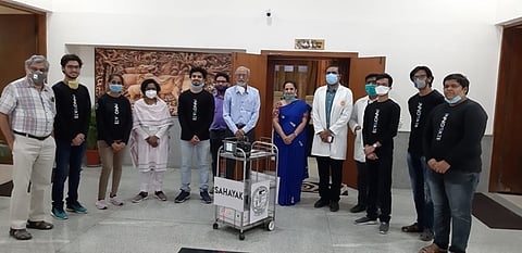 robot will help to deal with corona affected patient
