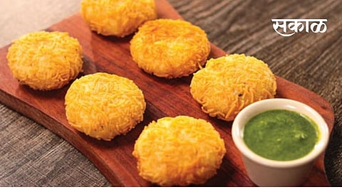 Crispy Poha Tikki Recipe food marathi news kolhapur