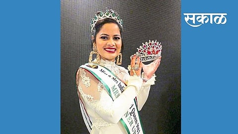 mrs. india globe queen priyanka kamble giripunje khed marathi news