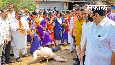 shivsena agitation oros konkan sindhudurg