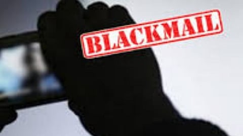 blackmailing