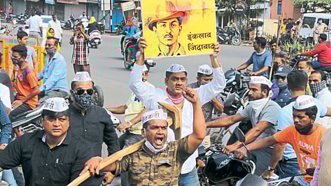 raju shetty criticism Gesture to central government