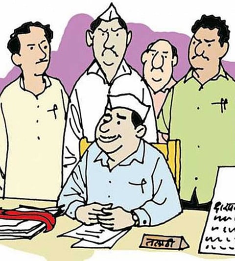 talathi not coming to villages on duty in sindhudurg district