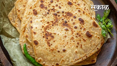 in marathi easy recipe of tawa paratha