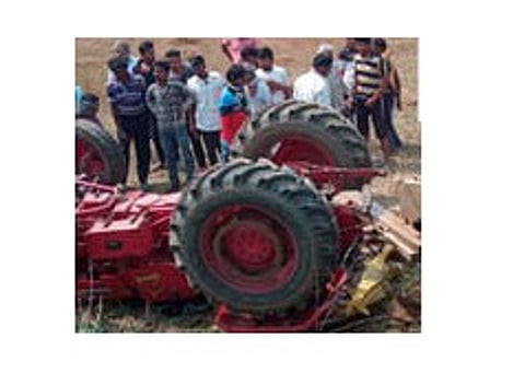 tractor accident