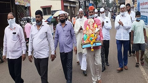 वडगावात 28 सार्वजनिक गणेशोत्सव मंडळाच्या गणपतींचे विसर्जन