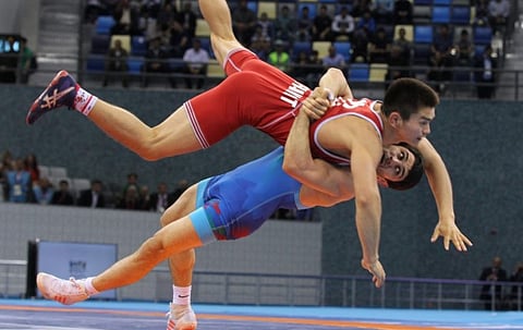 Online practice of wrestlers in Maharashtra