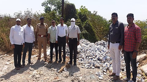 परदेशात वापरलेले मास्क भिवंडीत