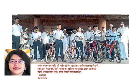 माणुसकीच्या सायकलला ‘मैत्र’चे ‘पॅडल’