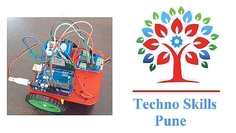 स्वत- तयार करा ब्लू-टूथ कंट्रोल रोबो