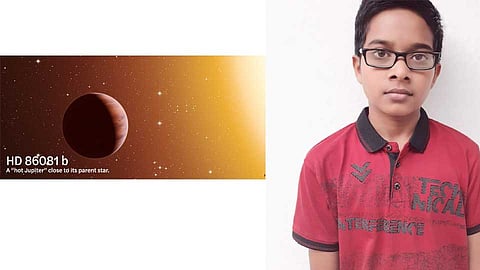 13 years boy from Pune named a planet