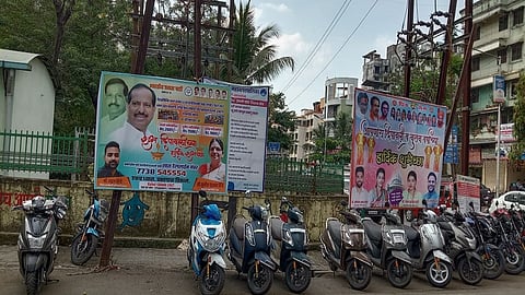 पालिकेच्या दूर्लक्षामुळे नवी मुंबईत अनाधिकृत होर्डिंगबाजीला ऊत; फुकटे जाहिरातदार सुसाट