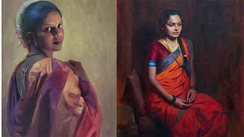 कलाकृतीतून दरवळला स्वातींचा स्मृतिगंध; जहांगीर कलादालनात चित्र प्रदर्शन