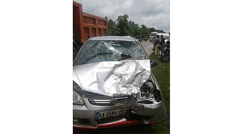 मोटारीच्या धडकेत बेळगावचे तीन तरुण ठार