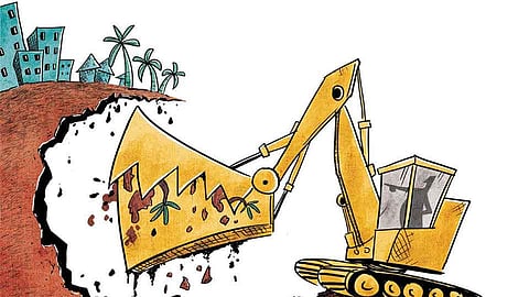 सिंधुदुर्गात खनिज उत्खनन करताना दरड कोसळली; एक ठार