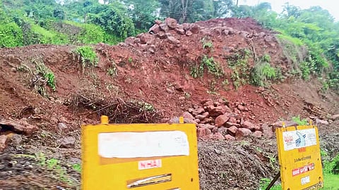 Mountain Cutting Begins In Parashuram Ghat Ratnagiri Marathi News