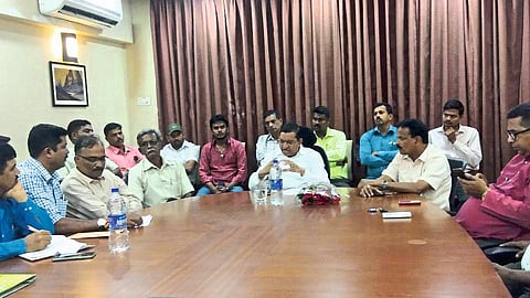 MLA Balaram Patil Promise To Solve Education Related Question