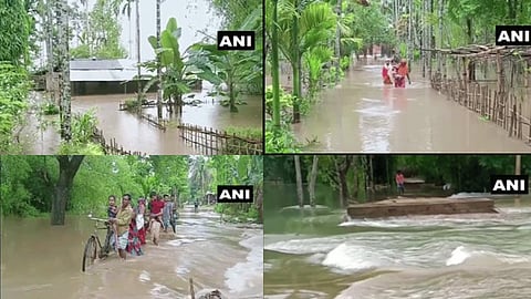 One killed in floods in Assam around three lakh people affected in 11 districts
