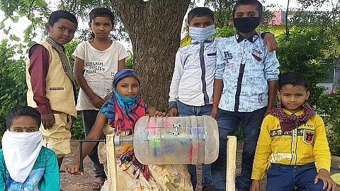 Badakwasti School's Fruits Washer Machine