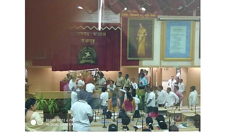 Corporator try take Scepter at Pimpri Chinchwad Municipal Corporation.jpg