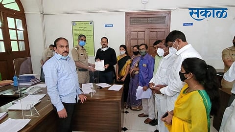 Demand for police protection for corporator Baburao Chandere