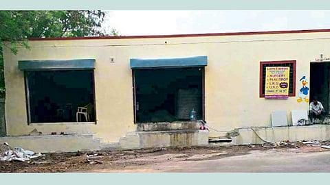 दिघी - विकास आराखड्यातील प्राथमिक शाळेच्या आरक्षणावर बांधलेली दुकाने आणि घरे.