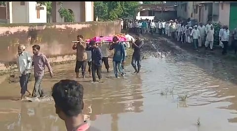 There is no cemetery in Umali Village