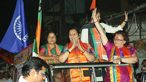 Good response to the women rally for Mukta Tilak campaign for maharashtra Vidhan Sabha 2019.jpg