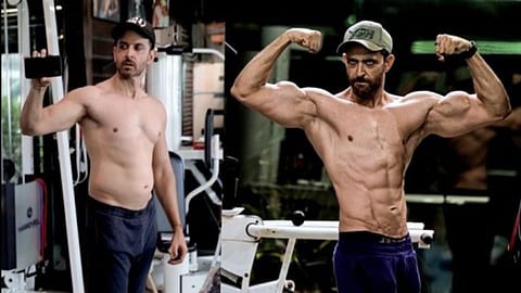 Hritik Roshan Shared his body transformation from super 30 to war on Instagram