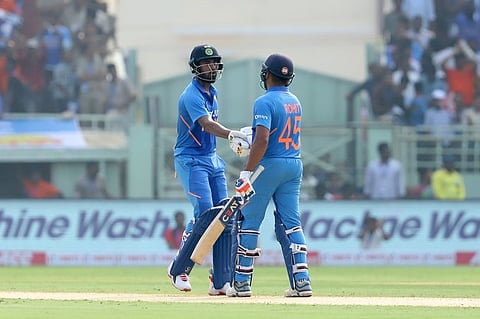 India scored against West Indies in 2nd ODI