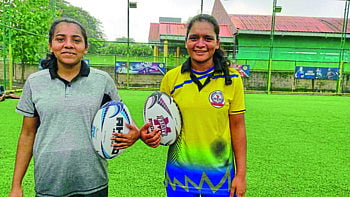 "Both of those athletes are now on the rugby field