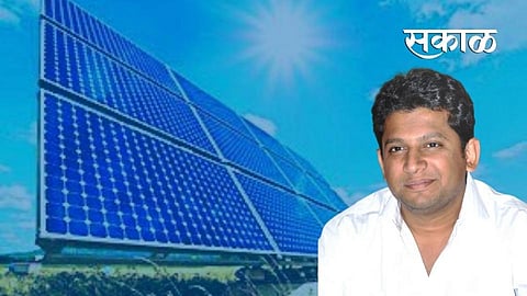 MP Dr. Sujay Vikhe Patil has done suggested to start the work of solar energy project soon.jpg