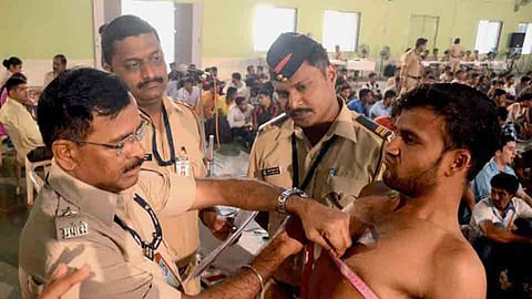 Recruitment of Police on the basis of Government rule