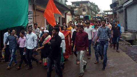 Maharashtra Bandh Composite response in Murbad to Maratha Kranti Morcha
