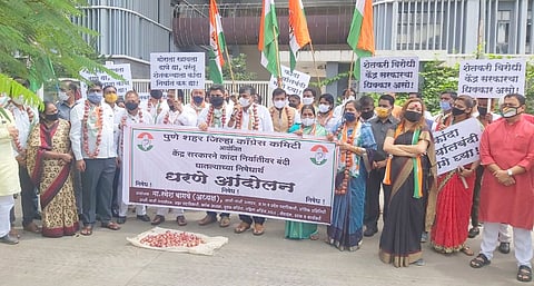 काॅंग्रेस म्हणतंय, 'मोदीजी मोराला खायला दाणे द्या पण...'