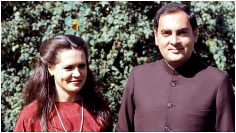 RAJIV GANDHI AND SONIYA GANDHI