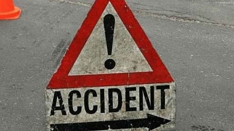 Death of Two Wheeler rider in accident in pune