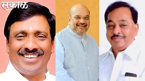 Shiv Sena Secretary MP Vinayak Raut criticize amit shah sinshusurg political news