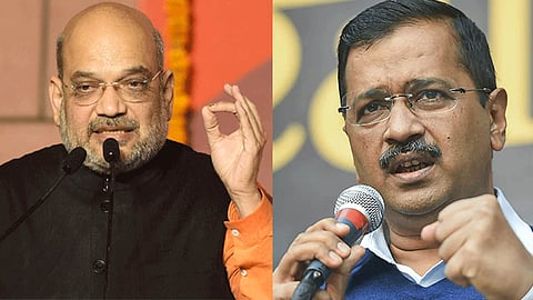 Amit Shah says phone died, but couldn't find WiFi Kejriwal says use our free charging points