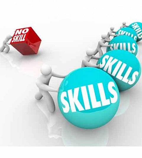 Corona background emphasizes skill based training